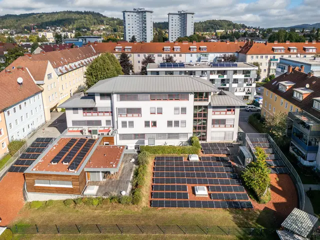 Luftaufnahme Hauptstandort Landeswohnbau Kärnten