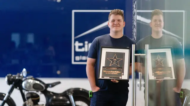 Der Zeller Florian Jakober wurde zum "Lehrling des Monats August" gewählt. | Foto: WKS/Probst Photographie