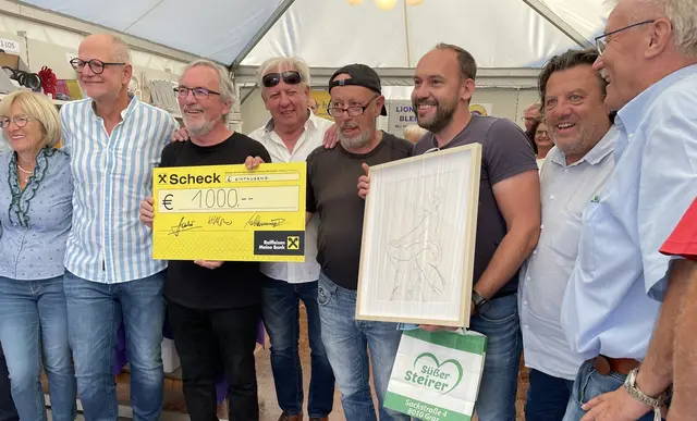 Die große Verlosung des Lions-Club-Gewinnspiels ist jedes Jahr ein Höhepunkt am Bleiburger Wiesenmarkt – heuer am Montag im Breznik-Zelt. | Foto: LC Bleiburg Kulturstadt