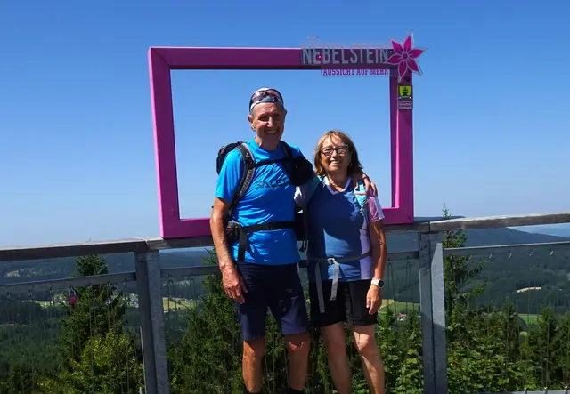 Weiter Blick zum Nachbar Tschechien