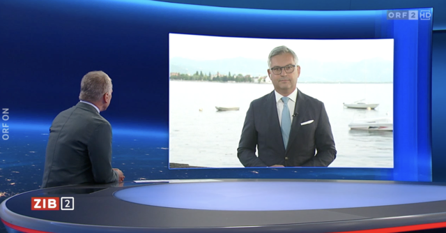 EU-Migrationskommissar Magnus Brunner (ÖVP) zu Gast In der ZIB 2. | Foto: Screenshot ORF