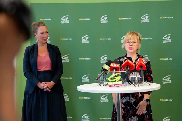 Abschließend spricht Bildungssprecherin Julia Malle noch über das Thema Inklusion. | Foto: MeinBezirk/Valentina Marinelic