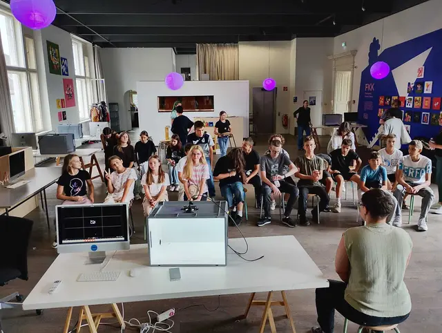 Erholung vom Krieg in der Heimat: Jugendliche aus der Ukraine waren auf Urlaub in Oberösterreich und durften das Welios und das Medienkulturhaus in Wels besuchen. | Foto: Volkshilfe