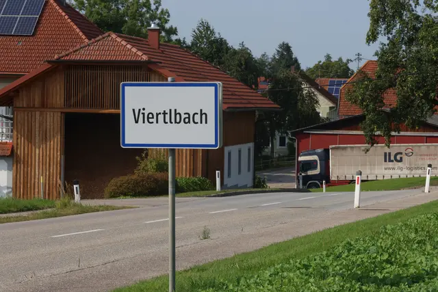 In der Ortschaft Viertlbach in Aistersheim passierte der Unfall. | Foto: laumat/Matthias Lauber