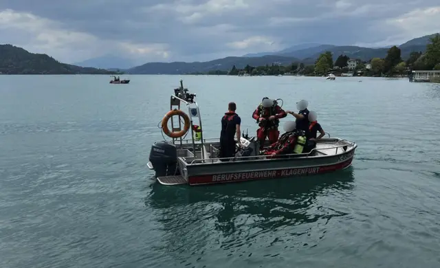 Bild vom Einsatz. | Foto: Berufsfeuerwehr Klagenfurt am Wörthersee