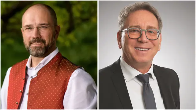 Bürgermeister Josef Zoppoth (Kötscahc-Mauthen) und Bürgermeister Martin Krumschnabl (Kufstein) über den geplanten Scheiteltunnel | Foto: Fotocollage: SPÖ, die Parteifreien