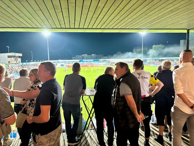 Im VIP-Bereich wurde gefachsimpelt. | Foto: Markus Kahrer