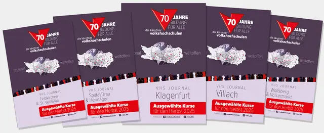 Die neuen VHS-Journale sind online! Neugierig? Jetzt reinschauen! | Foto: VHS Kärnten