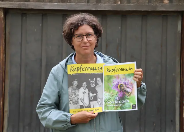 "Was die Fördermittel betrifft, geht es uns in Oberösterreich noch gut", sagt Kupfermuckn-Chefredakteurin Daniela Warger. | Foto: Kupfermuckn