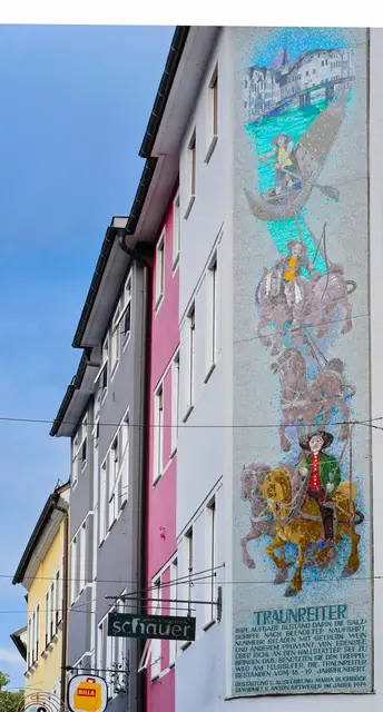 Auf der Hausfassade in der Pfarrgasse