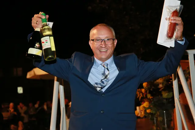 Der Bürgermeister von Pichl, Gerhard Seemann, sichtlich zufrieden mit dem Jubiläumsfest der Gemeide. | Foto: Gemeinde Pichl