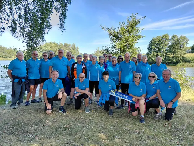Gruppenfoto der NÖ Senioren aus Windigsteig beim Radausflug | Foto: NÖ Senioren Windigsteig