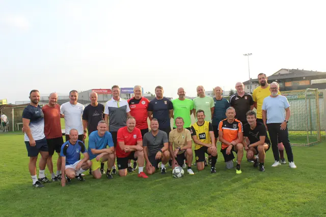 Ein großer Teil der Regionalauswahl bei einer lockeren Trainings-Einheit am 28. August. | Foto: MeinBezirk Perg/Köck