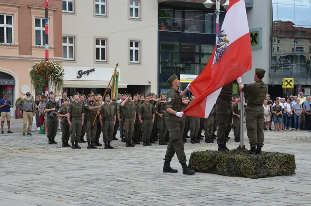 Rund 60 Rekruten wurden in Judenburg angelobt. | Foto: Oblak