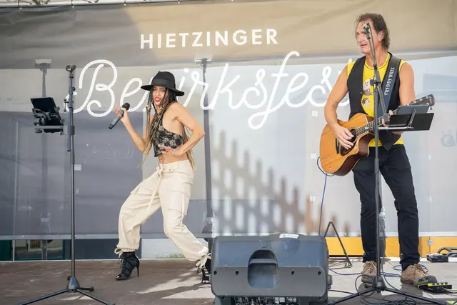 Chamelle und Freddy Brix sorgten beim vergangenen Bezirksfest für ein musikalisches Highlight. | Foto: René Brunhölzl
