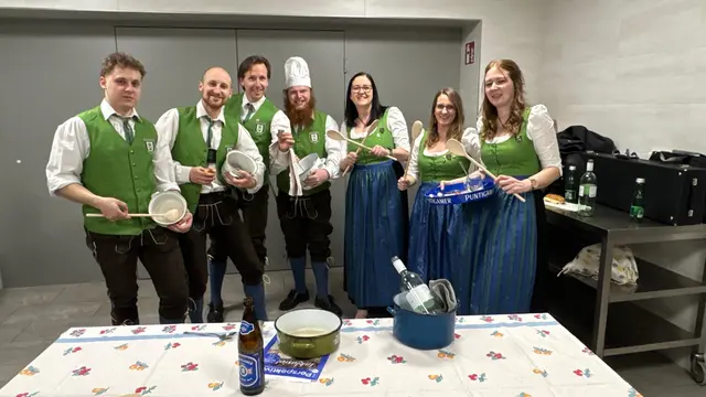Perfekte Gastgeber: die Vorbereitungen zum Herbstfest der Blasmusik in Bad Blumau laufen auf Hochtouren. | Foto: MV Bad Blumau