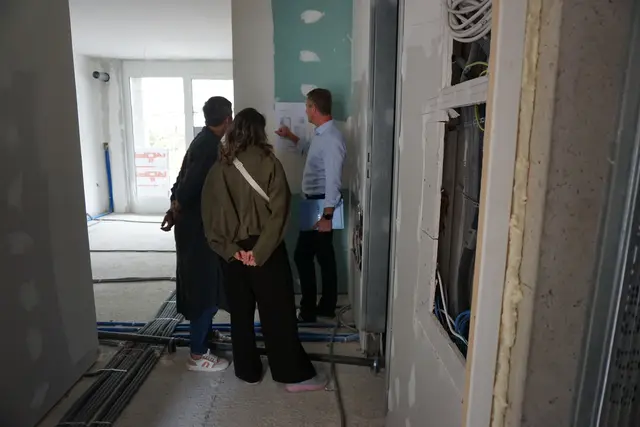 Viele Interessierte nutzten die Gelegenheit zur offenen Baustellenbesichtigung. | Foto: Martina Obertimpfler 