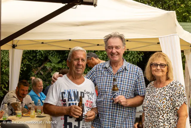 Franz Kleiber, Wolfgang Nell und Maria Kleiber gesellten sich zu den Zuschauern. | Foto: www.cine-motion.at / Ivanek