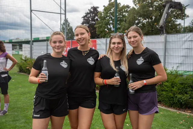 Das Motto von Emma Zottl, Leoni Ziegler, Lealice Weißenbacher und Anna-Lena Kögler (v.l.) war: "Dabei sein ist alles!" | Foto: er