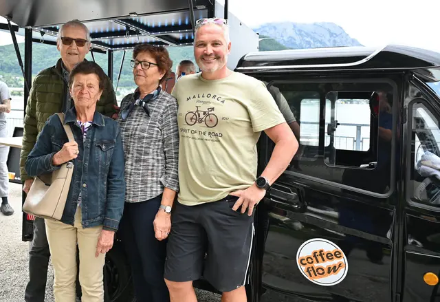 Gäste aus Schweden bei Florian Werner | Foto: Wilfried Fischer