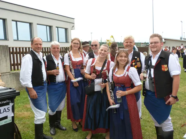 "Feiern ma ein bissi die Musi'!", hieß es beim Jubiläum des Musikvereins in Pilgersdorf.  | Foto: Vanessa Wittmann