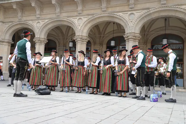 Foto: Schützenkapelle Metznitz aus Kärnten beim Blasmusikfest 2025 Foto@Nicole Kawan