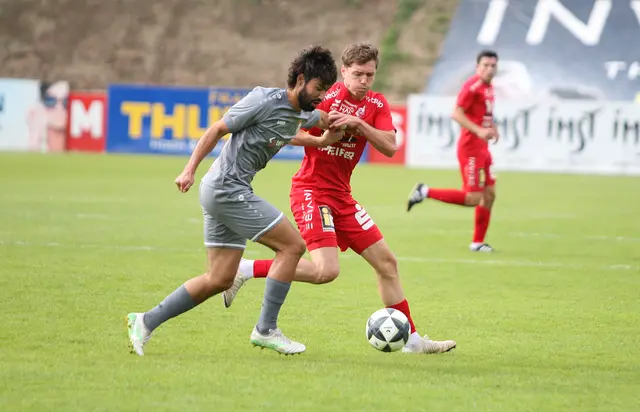 Mann gegen Mann: Samuel Krismer versuchte, Struktur ins Spiel der Imster zu bringen. | Foto: Peter Leitner