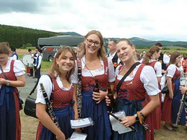 Auch der Musikverein Neckenmarkt zeigte sich von seiner schönsten Seite.  | Foto: Vanessa Wittmann