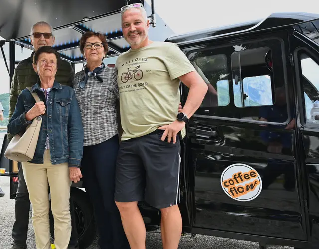 Gäste aus Schweden bei Florian Werner | Foto: Wilfried Fischer