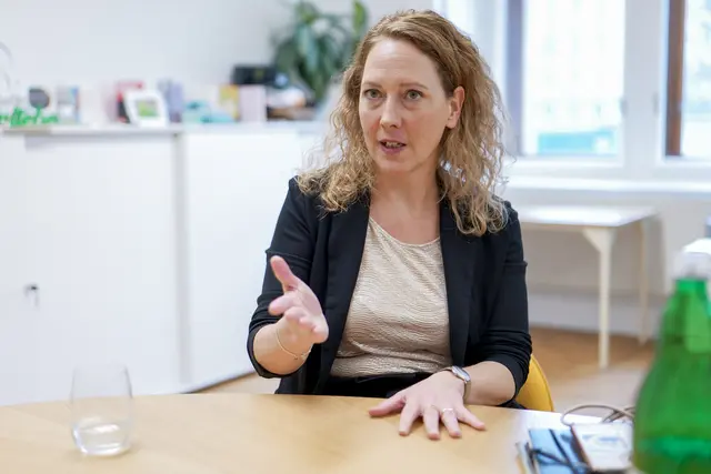 Grüne Parteivorsitzende Judith Pühringer kritisiert den Entwurf des Klimagesetzes scharf. | Foto: Max Spitzauer/MeinBezirk