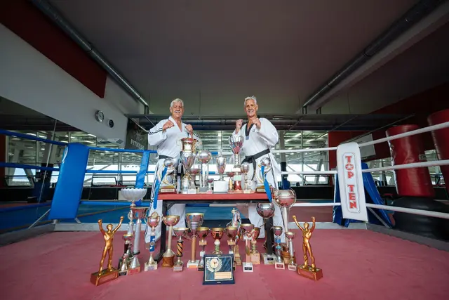 Die mehrfachen Welt-, Europa- und österreichischen Staatsmeister Peter und Charly Weinold. Zivilcourage und Herzlichkeit wurden ihnen in die Wiege gelegt. | Foto: Weinold