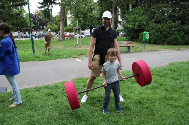 Papa Oliver trainierte mit Karol