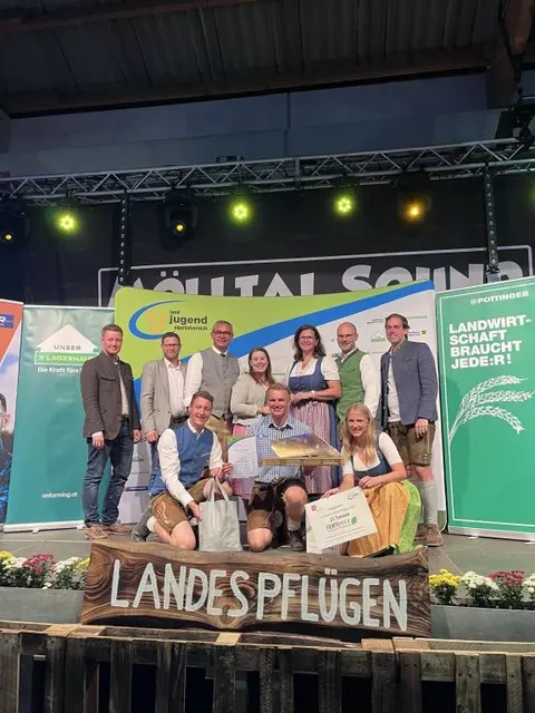 Als einer von zwei Landesmeistern aus der Region holte sich Alfred Weinbergmair von der Landjugend Sipbachzell in diesem Jahr den Sieg bei den spezial Drehpflügen. | Foto: Landjugend OÖ