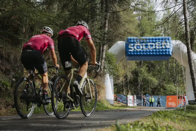 Unfall beim Ötztaler Radmarathon in Sellrain: Einsatzkräfte rückten nach einem Radsturz im Sellraintal aus. | Foto: Copyright: Ötztal Tourismus/Tobias Siegele