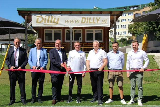 Stefan Sandberger, Gerhard Götschhofer, Josef Pröll, Ralf Rangnik, Christoph Dilly und  Jürgen Dilly-Schicklgruber (v.li.). | Foto: Staudinger