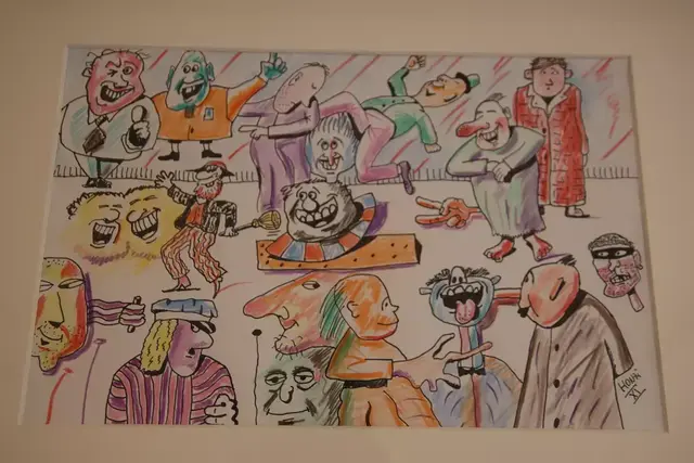 "Zeichnen ist lustig!" lautet der Titel der Ausstellung.