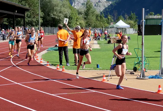Pauline Steiner, ULC Grein, mit pers. Bestzeit über 1000 m Rang zwei bei den U16 LM in Ebensee. | Foto: ULC Grein 