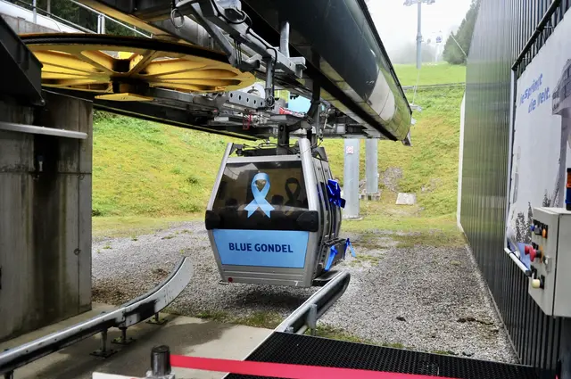Wer in dieser Gondel sitzt, kann nicht nur die Fahrt genießen, sondern sich auch informieren. | Foto: Hassl