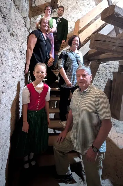 Beim Aufstieg zu den beiden Glockentürmen | Foto: Philipp Langmann