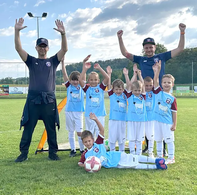 25 Teams, hier Vaoldsbergs U7, waren mit vollem Einsatz mit dabei. | Foto: USV