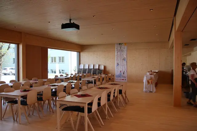 Auch ein Multifunktionssaal wurde für alle Vereine eingerichtet.