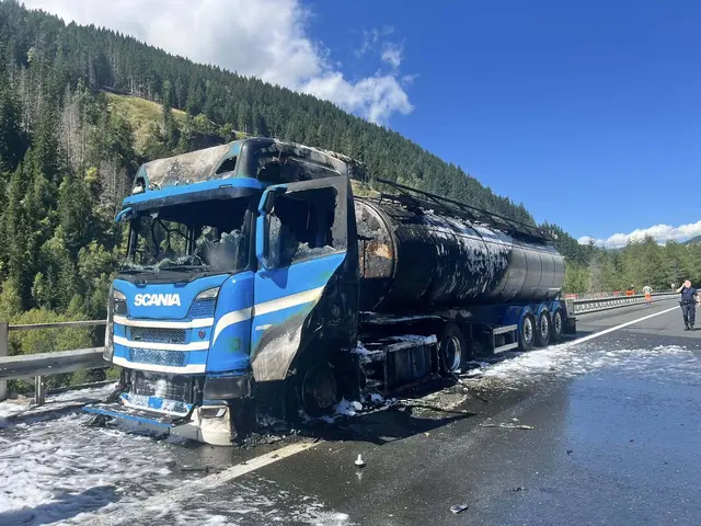 Bilder zum Brand. | Foto: Freiwillige Feuerwehr Rennweg am Katschberg