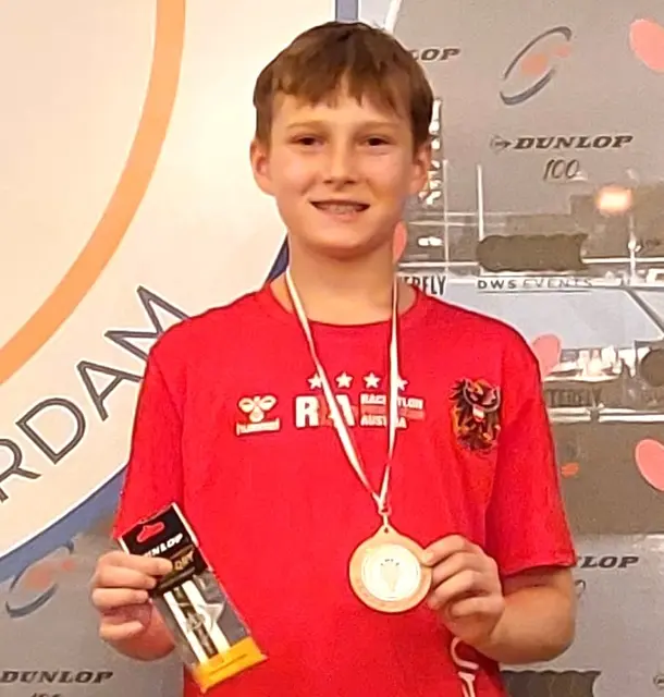 Luis Wieser war in Rotterdam erfolgreich. | Foto: Badmintonclub