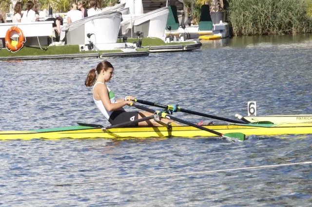 Emma Mordax vom RV Alemannia Korneuburg setzte sich im Juniorinnen B Einer durch und feierte einen verdienten Sieg bei der 25. STAW-Sprintregatta. | Foto: Ruderverein Alemannia