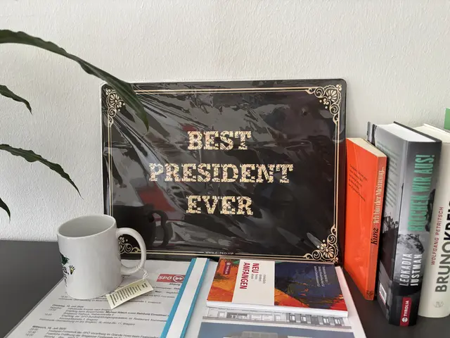 Im Büro von Gerhard Schmid.  | Foto: Lisa Kammann/MeinBezirk