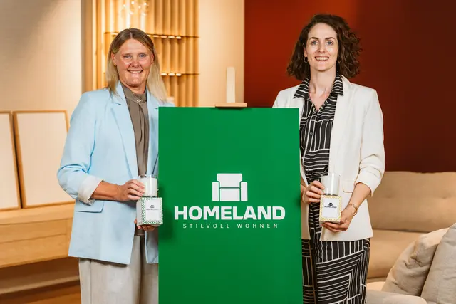 V.l.: Fatima Gustafsson, Managing Director Homeland, und Caroline Iselor, Marketing Manager bei Homeland, freuen sich auf die Neueröffnung in der Donaustadt. | Foto: Wolfgang Meier