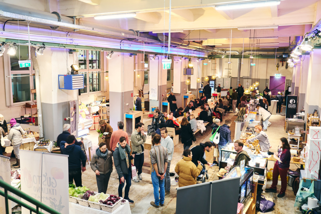 Die "Markterei" geht wieder in den Vollbetrieb als Markthalle.  | Foto: Markus Korenjak