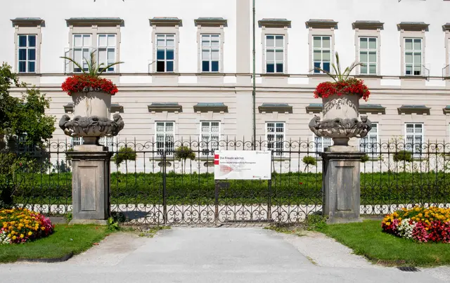 Rosengarten ist wegen Sanierungsarbeiten geschlossen. | Foto: Stadt Salzburg/Escabosa