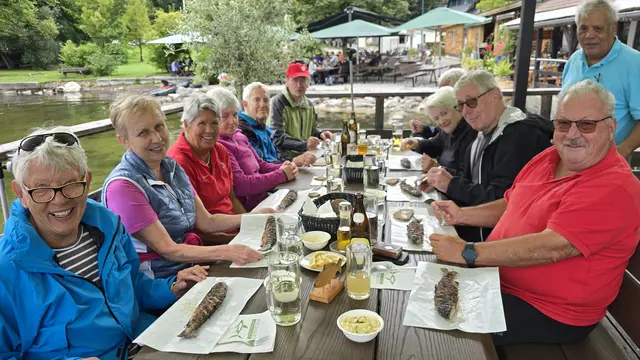 In Altmünster wurde der Fisch genossen. | Foto: Ebenseer PV