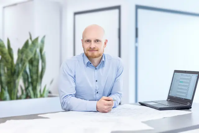 Als Leiter des Scheuch Statik-Teams setzt Stefan Pumberger auf Qualität, Teamgeist und Weiterentwicklung.  | Foto: Scheuch